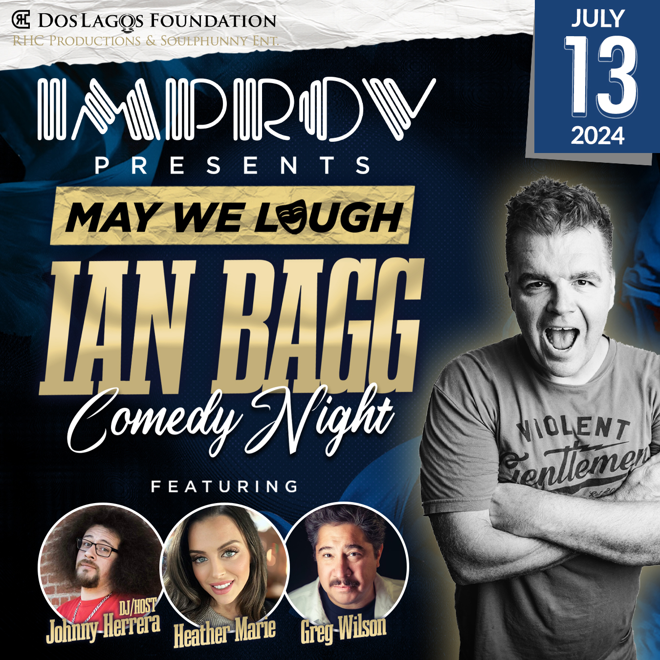 Ian Bagg Comedy Dos Lagos Tickets